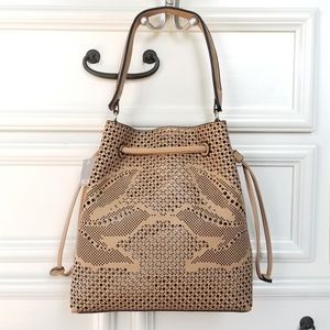 💖 New Laser Cut Drawstring Laser Cut Shoulder Bag